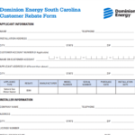 Dominion Energy Rebate Form 2023 Printable Rebate Form