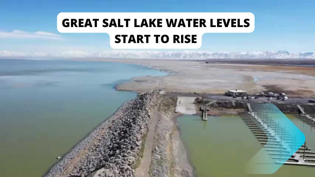 Great Salt Lake Water Levels Start To Rise YouTube