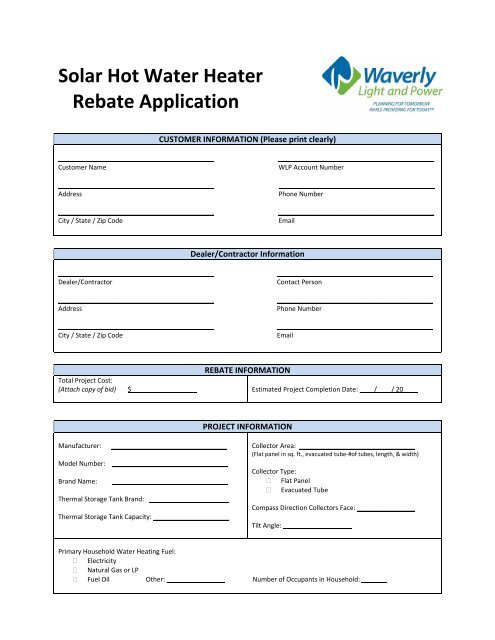 Hot Water Heater Rebates