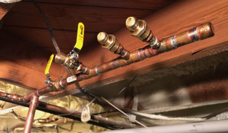 Hot water retrofit manifold Energy Vanguard