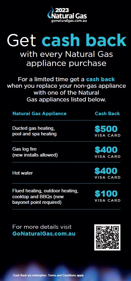 Jemena Cash Back Up To 500 NSW ONLY Brivis