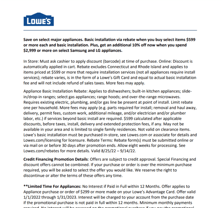 Lowes December 2022 Rebate Form Water Heater WaterRebate