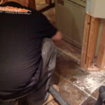 Maywood IL Water Damage In Basement Before And After Photo