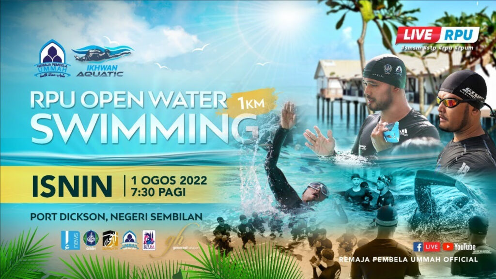 RPU OPEN WATER SWIMMIMNG 1KM PORT DICKSON YouTube