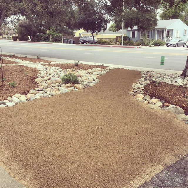 This Is Another Example Of A Waterwise Landscape Decomposed Granite Is