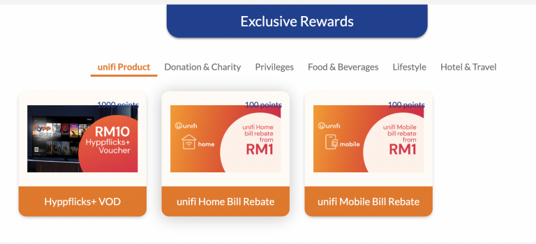 Unifi Rewards Redeem Rebate Unifi Bill Min RM1 And Max RM200 Per Year 