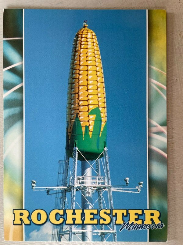 Vintage Postcard 2000 Famous Ear Of Corn Water Tower Rochester 