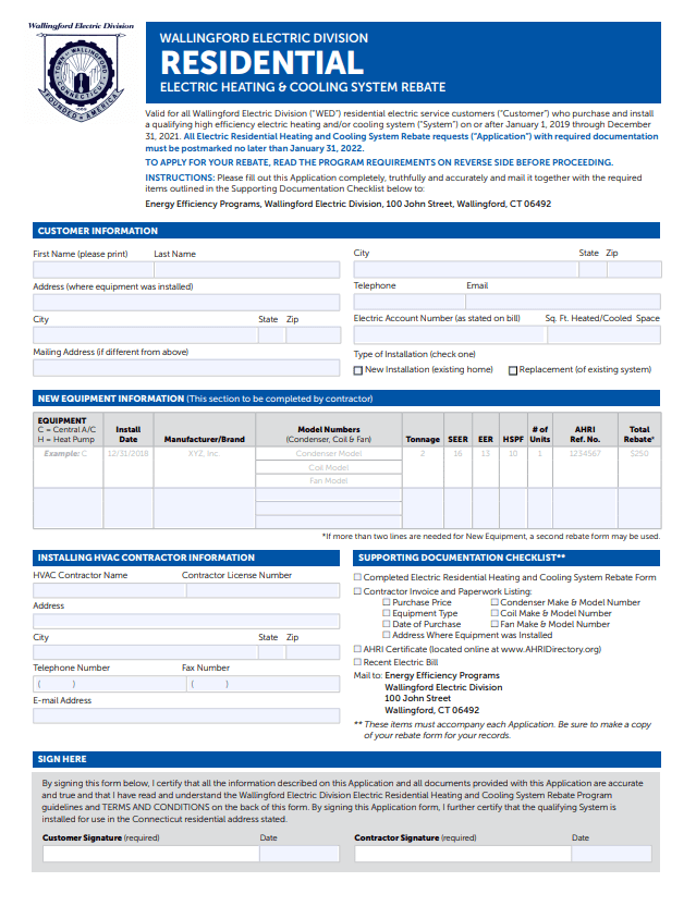 Wallingford Ct Heat Pump Rebate 2022 PumpRebate