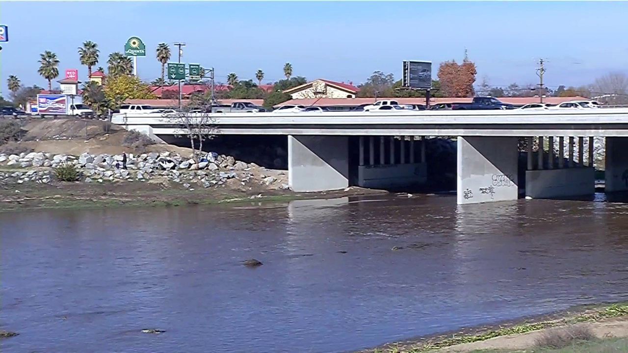 Water Flows In Kern River Through Bakersfield YouTube