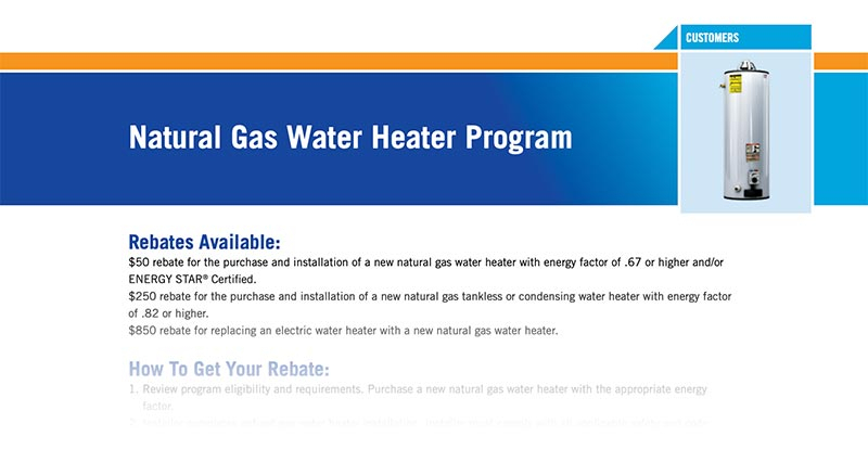 Water Heater Rebate Form WaterRebate